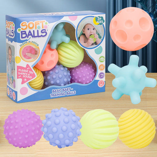 Baby Grasping Ball Soft Rubber Toy