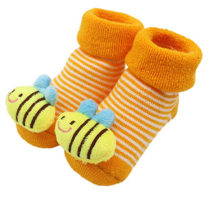 Stitching doll socks baby baby floor socks