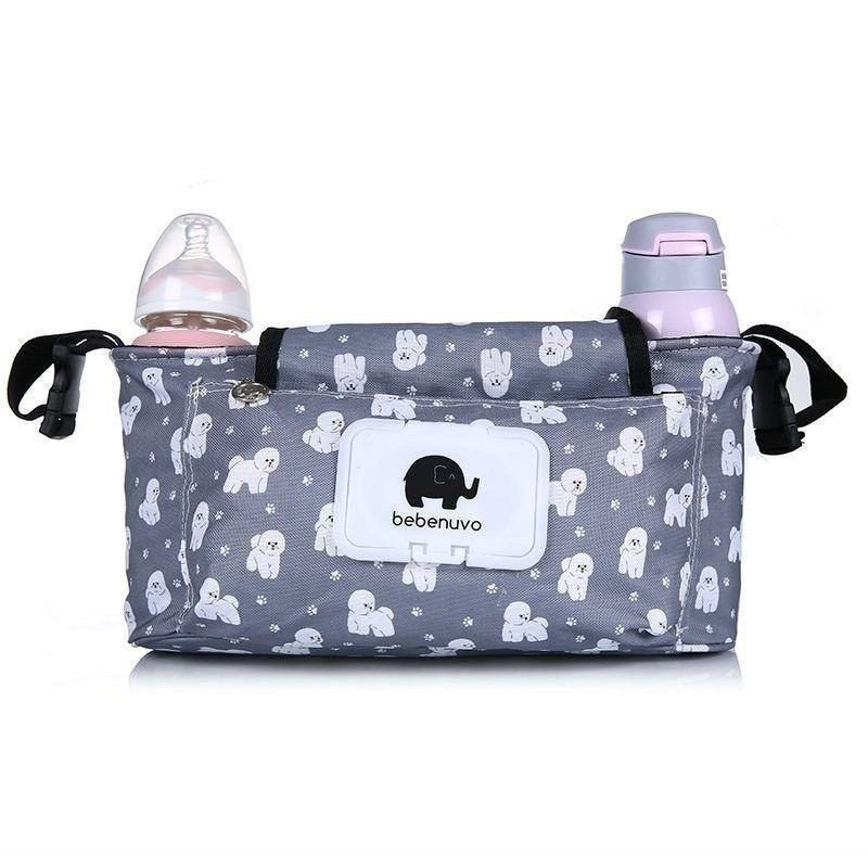 Baby Diaper Bag for Stroller Bags Organizer Large Capacity Travel Mommy Maternity Nursing Changing Hanging Nappy Storage Bag